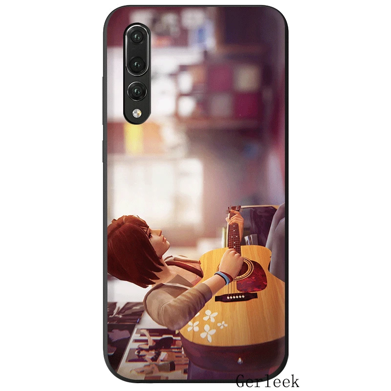 Черный мягкий чехол из ТПУ для Huawei P8 P9 P10 Lite P20 Pro MINI 2015 2016 2017 P Smart Shell|Чехлы-накладки|