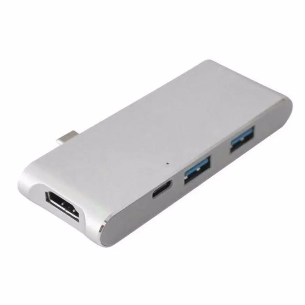 

Multifunctional 4K HDMI USB 3.0 Ports Type-C HUB USB-C Card Reader Data Transfer Phone Charging Hub For Macbook PC Laptop