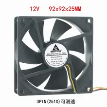 DC 12 V 9 см 92 мм защитного стекла 92×25 материнская плата 3pin скорость Бесщеточный вентилятор охлаждения