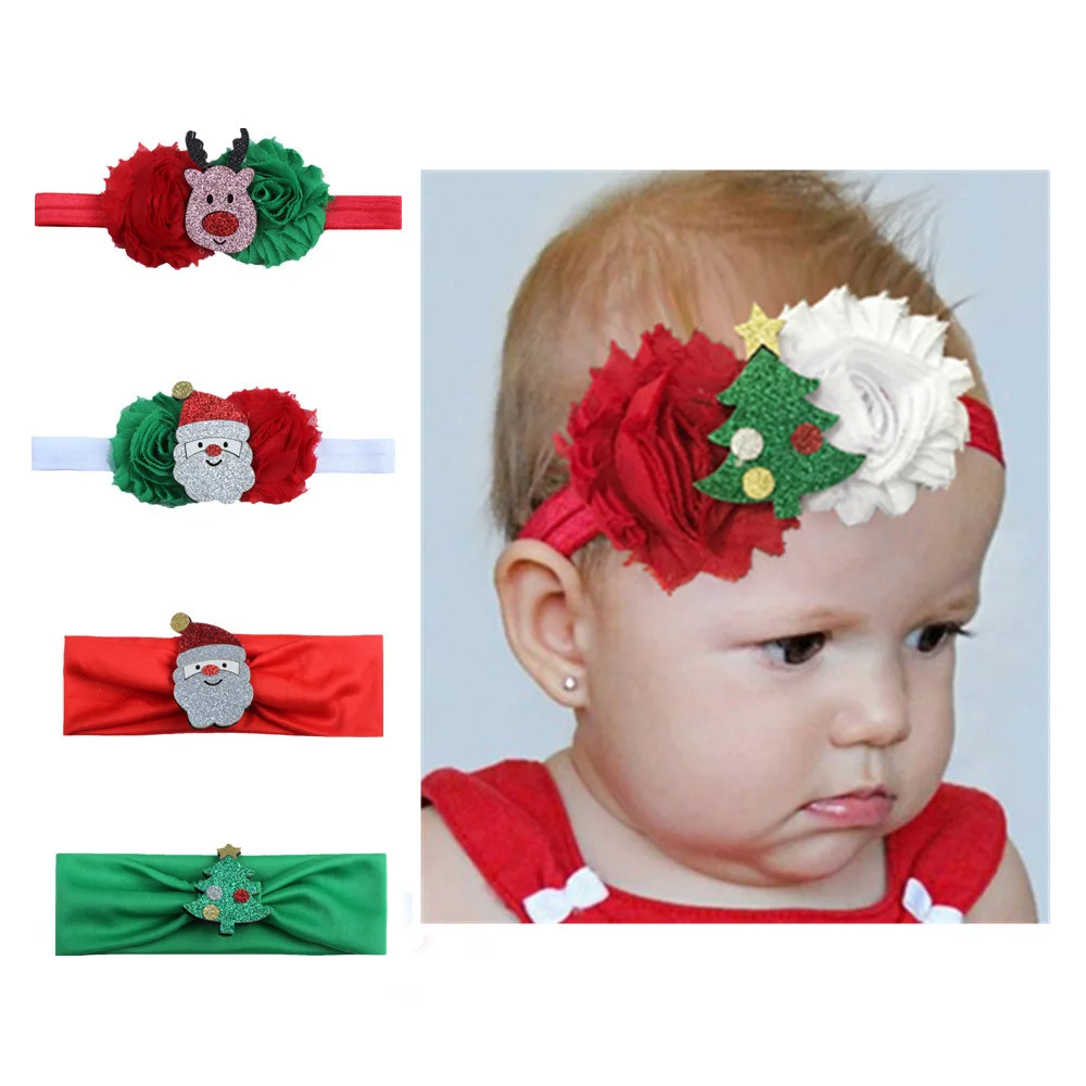 1PC New Christmas Hairbands Hair Accessories Cute Headbands Girls Xmas