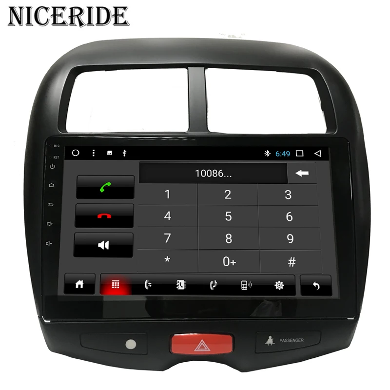 Clearance For 2010 2011-2015 Mitsubishi ASX Car Multimedia player 2 DIN Android 7.1 GPS Navigation radio stereo 4