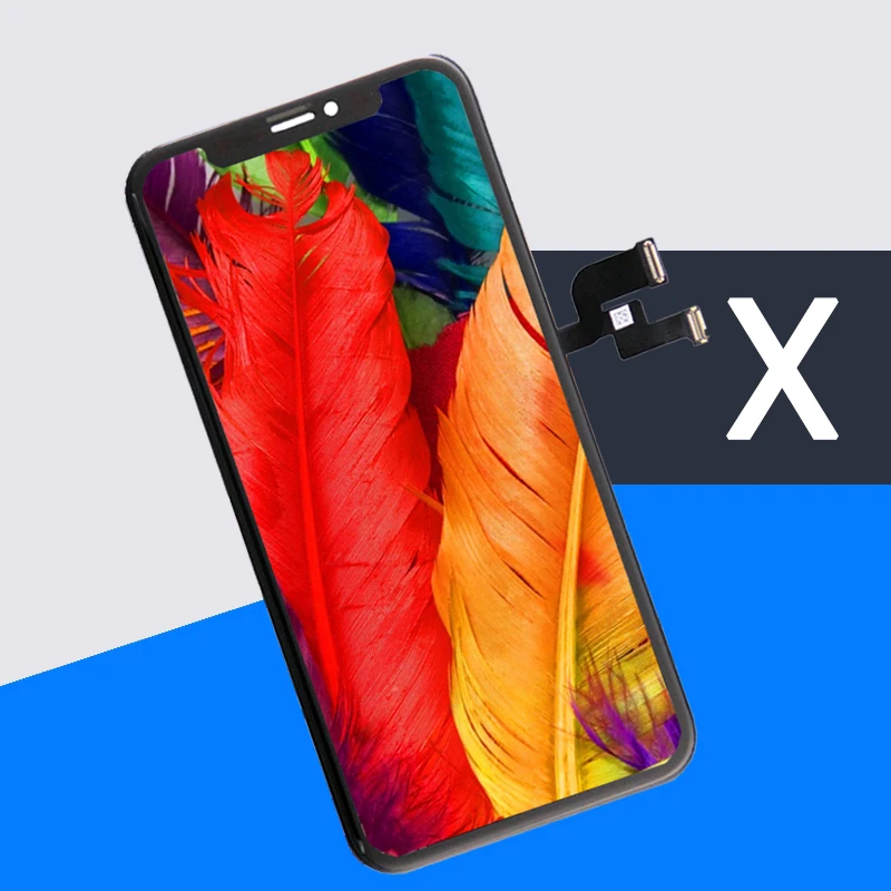 Quality AAA TFT No Dead Pixel for IPhone X LCD Display Touch Screen 5.8 inch Digitizer Assembly Replacement test one by one