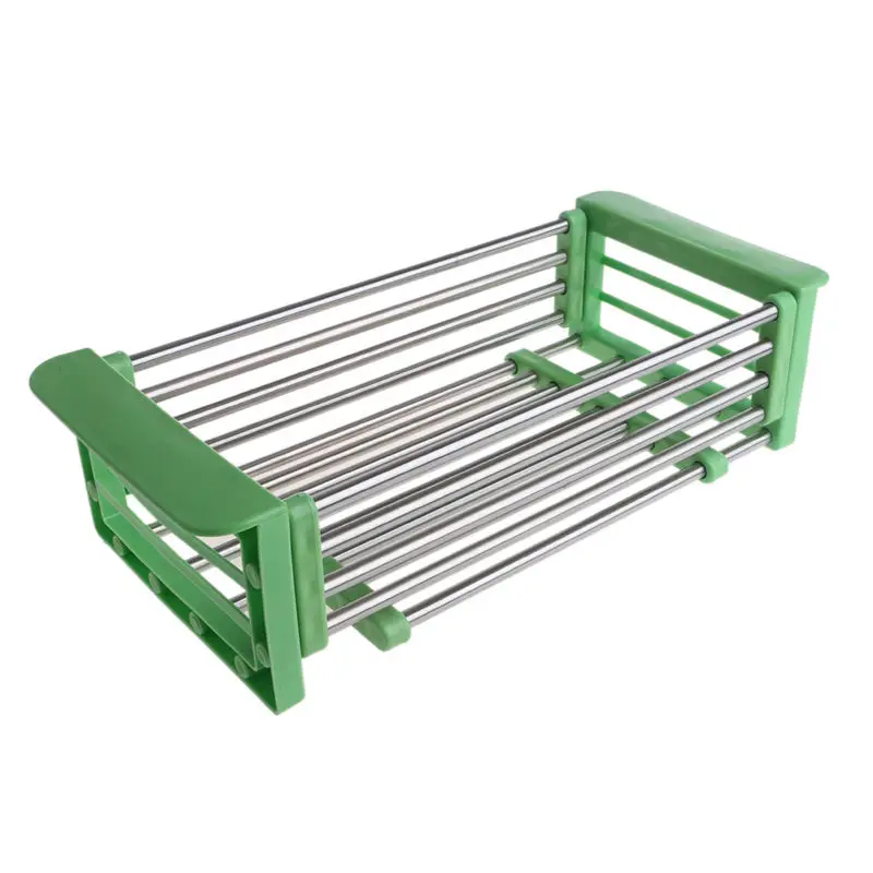 JX-LCLYL Stainless Steel Dish Drying Rack Drainer Kitchen Holder Tray Organizer Storage