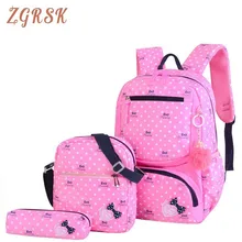 Children 3pcs/set School Backpack Bagpack Teenagers Girls Sweet Nylon School Backpacks Kids Travel Backpack Cute Back Pack Children 3pcs/set School Backpack Bagpack Teenagers Girls Sweet Nylon School Backpacks Kids Travel Backpack Cute Back Pack