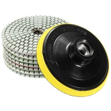 8Pcs Diamond Polishing Pads 4 inch Wet/Dry Set For Granite Stone Concrete Marble 8Pcs Diamond Polishing Pads 4 inch Wet/Dry Set For Granite Stone Concrete Marble