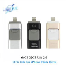 LL трейдер 5 шт./лот флэш-накопитель USB OTG 64 ГБ 128 ГБ для iPhone iPad iPod Android iOS Flash Drive для хранения флешки памяти мини-диск