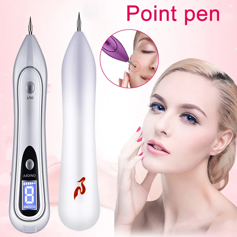 

2018 Mole Removal Pen Professional Removal Tool Kit 8 Strength Levels Beauty Pen with LCD Display
