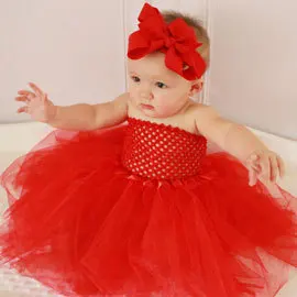 baby dress red colour