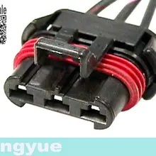 Longyue 10 шт. 3 способа Metri-Pack 630 VHD водонепроницаемый разъем жгут вентилятор охлаждающей жидкости соединения двигателя сбоку-86/87 15 см