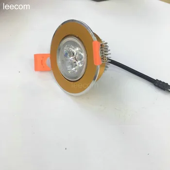 

10pcs/lot Led Downlight Light 3w Ceiling Spot 3w 85-265v Recessed Lights Indoor Lighting 5 years warranty time