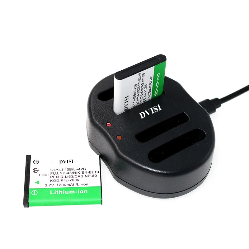 3 шт. EN EL10 LI 42B Li 40B LI42B камера батарея + usb зарядное устройство для OLYMPUS U700 U710 FE230 FE340