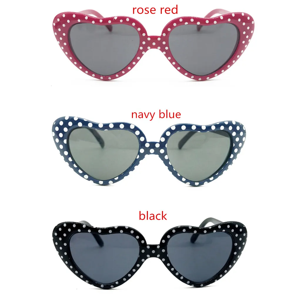 Heart Shape Kids Sunglasses Ladybug Dot Style Eyewear Fun Gifts Goody