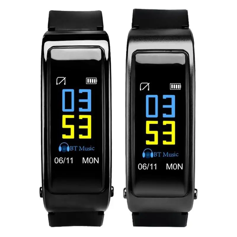 Bluetooth Y3 гарнитура обсуждение Smart Браслет монитор сердечного ритма спортивные Смарт-часы Шагомер Фитнес трекер Браслет