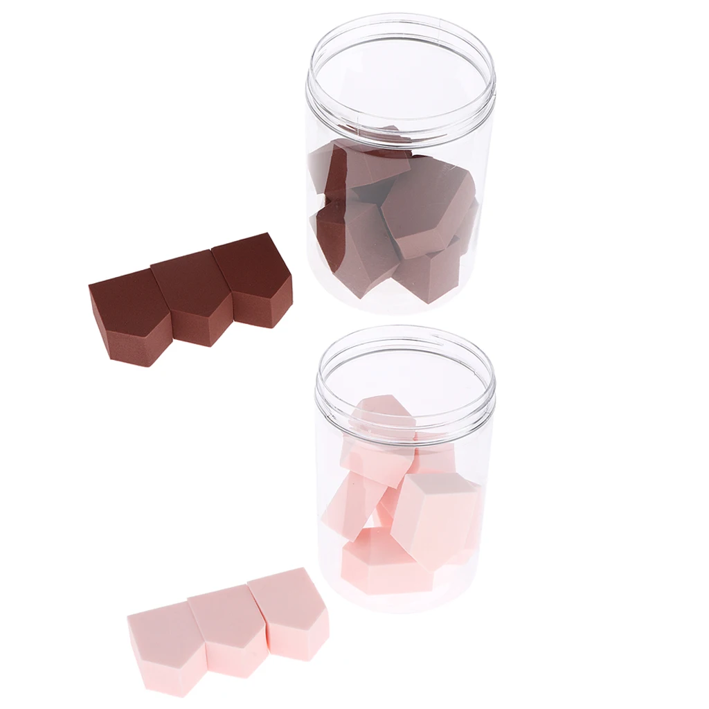 Perfeclan 20 шт растушевочная макияжная кисть Красота яичный блендер тональный спонж косметический смешивающий губки