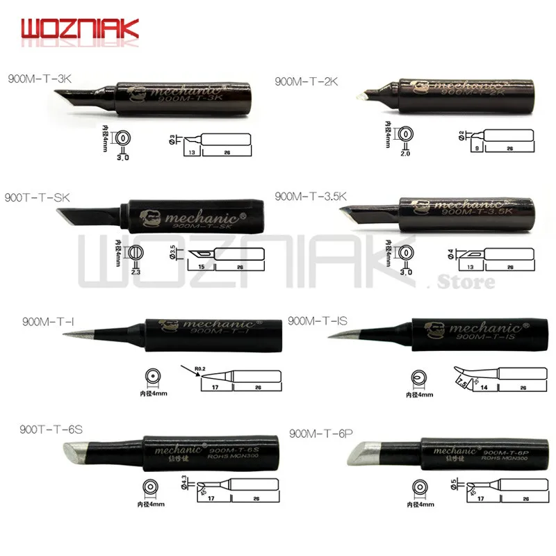 

Mechanic Antistatic 900M-T Electric soldering iron head for iphone Cellphone Repairs BGA Fingerprint Flight Line Maintenance