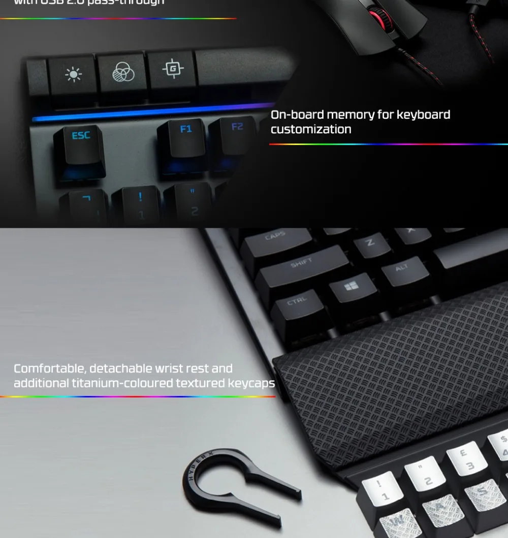 HyperX Alloy Elite RGB CHERRY MX механические переключатели игровая механическая клавиатура анти-ореолы и N-Key механические клавиатуры