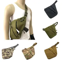 Тактическая Скрытая кобура для пистолета сумка правая/левая сумка на ремне нагрудная многоцелевая Противоугонная сумка на плечо
