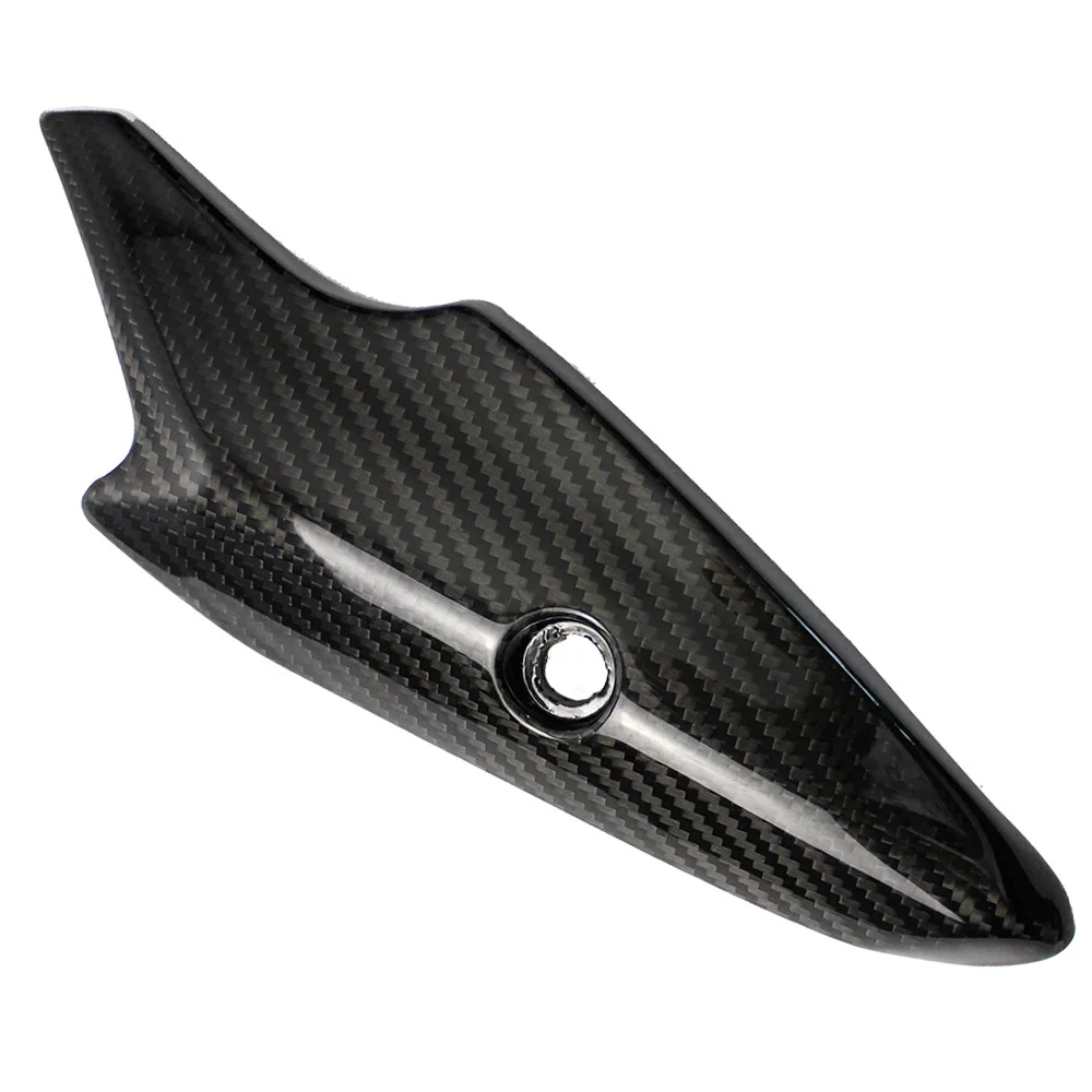 Carbon Fiber Exhaust Heat Shield Cover Trim Cowl Fai for Kawasaki Z900 2017 Prevent scald cover цена Carbon Fiber Exhaust Heat Shield Cover Trim Cowl Fai for Kawasaki Z900 2017 Prevent scald cover цены онлайн