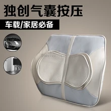 Новые продукты автомобиль шиацу массажная накидка на сиденье отопление и разминание подушки безопасности массажный массажер для шеи