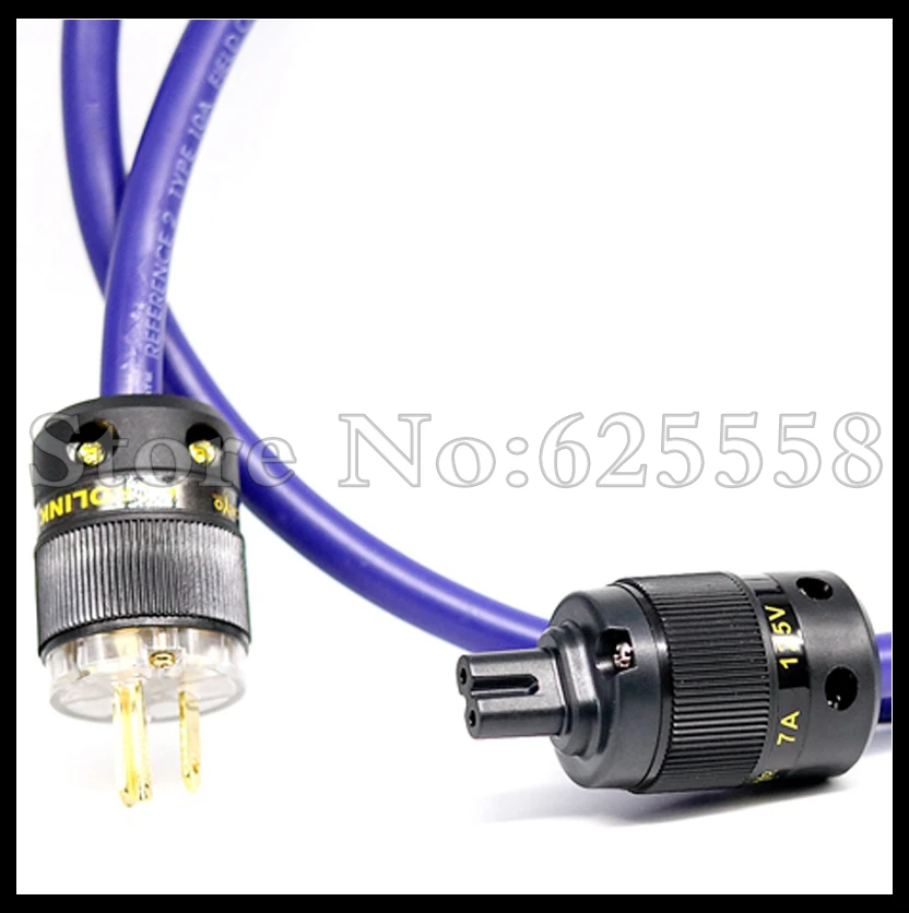 2 м XLO Reference 24K Gold Figure 8 IEC кабель питания для штепсельной вилки США|cable power|figure power
