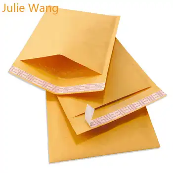 

Julie Wang 20PCS Bubble Mailers Self Seal Mailing Padded Envelopes Waterproof And shockproof Shipping Bags Jewelry Packing Bag