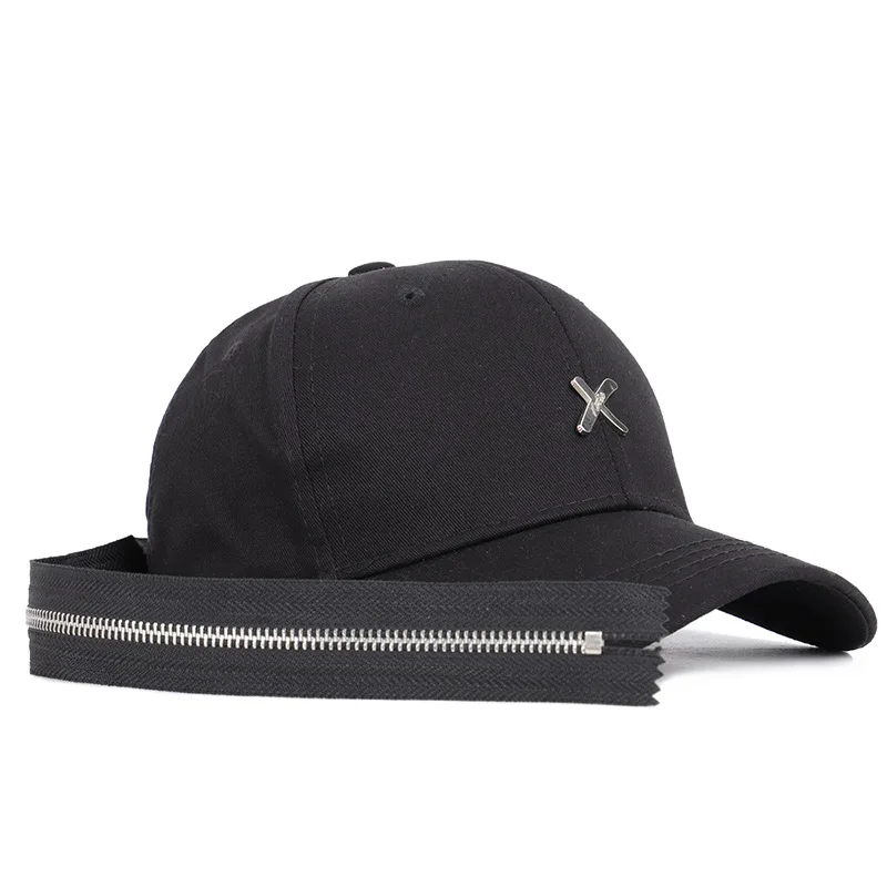 Новая Корейская бейсбольная кепка на молнии шапка личность хип-хоп кепка для мужчин и женщин подростка желтый черный белый