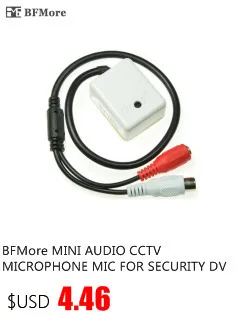 BFMore CCTV мини микрофон аудио Скрытый микрофон для камеры видеонаблюдения DVR