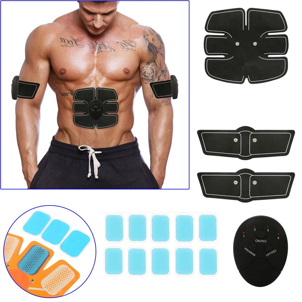

Smart Stimulator Training Abs Fitness Gear Muscle Abdominal Toning Belt Trainer Device MSU99