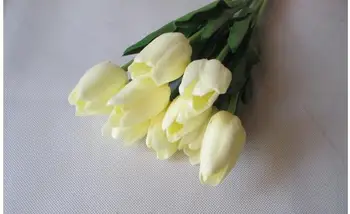 

1250pcs PU Tulips Artificial Flowers Real touch artificiales para decora mini Tulip for Home Wedding decoration Flowers