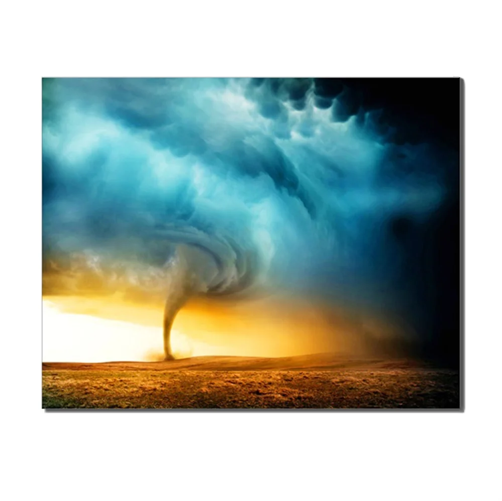 

Natural Scenery Whirlwind Cloud Canvas Wall Picture For Living Room Bedroom Decoration Cuadros Home Office Store Indoor Decor