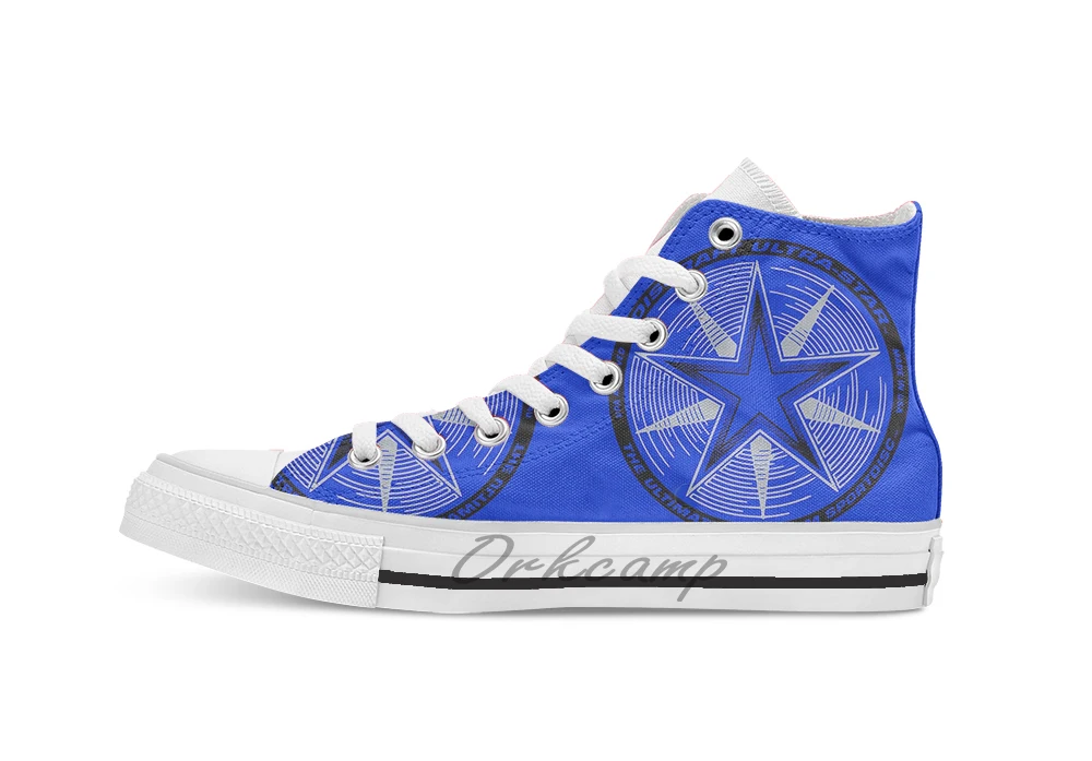 

Discraft Ultrastar Unisex High Top Canvas flat Casual Custom shoes Drop Shipping