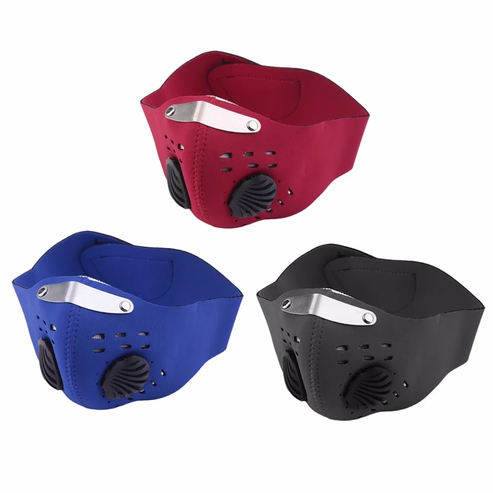 Outdoor Cycling Face Mask Activated Carbon Protective Filter Masks Wind