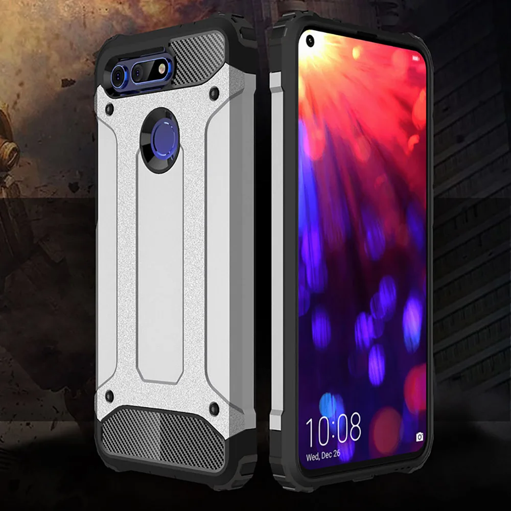 

Shockproof Armor Coque Cover 6.4For Huawei Honor View 20 Case For Huawei Honor View 20 View20 V20 Phone Back Coque Cover Case