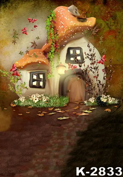 

5*7ft Vinyl Backdrops For Photography Fundo Photo Fabric Mushroom Foldable Out Vinyl Backgrounds Props Photographic fond studio