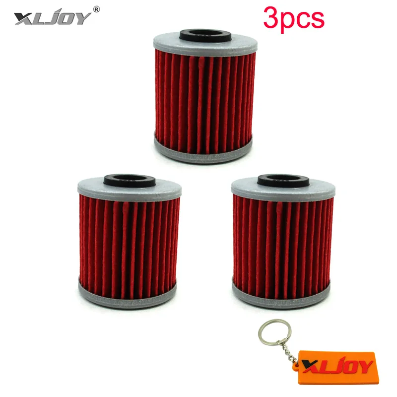 XLJOY 3 шт. масляный фильтр для KAWASAKI KX250 2006 2007 2008 KX250F 2004 2015 KX450F 2016 SUZUKI RMZ250 RMZ450 4
