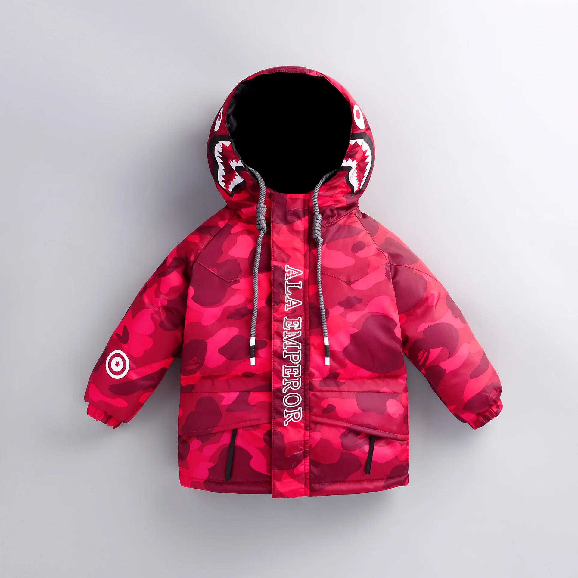 

New style children winter jackets fashion Down & Parkas thicken boys warm snowsuit hooded girls winter clothing down kids coats
