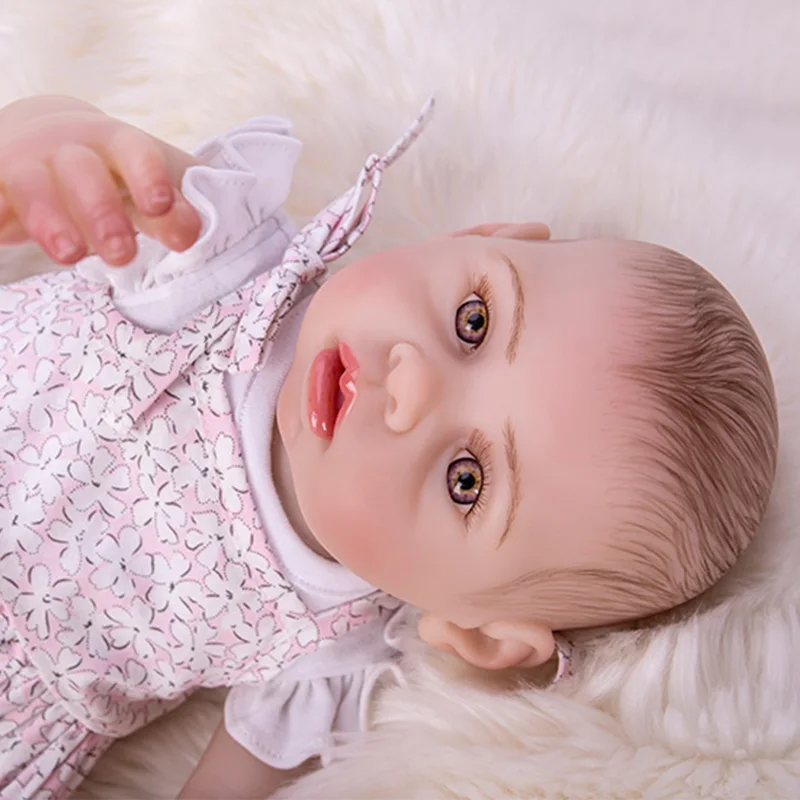 OtardDolls 43 см кукла Bebe Reborn мягкая силиконовая игрушка для мальчиков и девочек милая