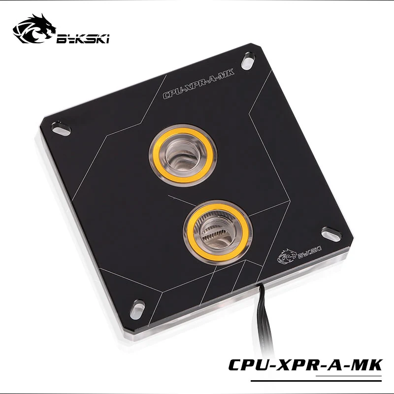 Bykski cpu-XPR-A-MK-V2 RBW RGB Led cpu блок водяного охлаждения для Intel 115x2011 2066 черный