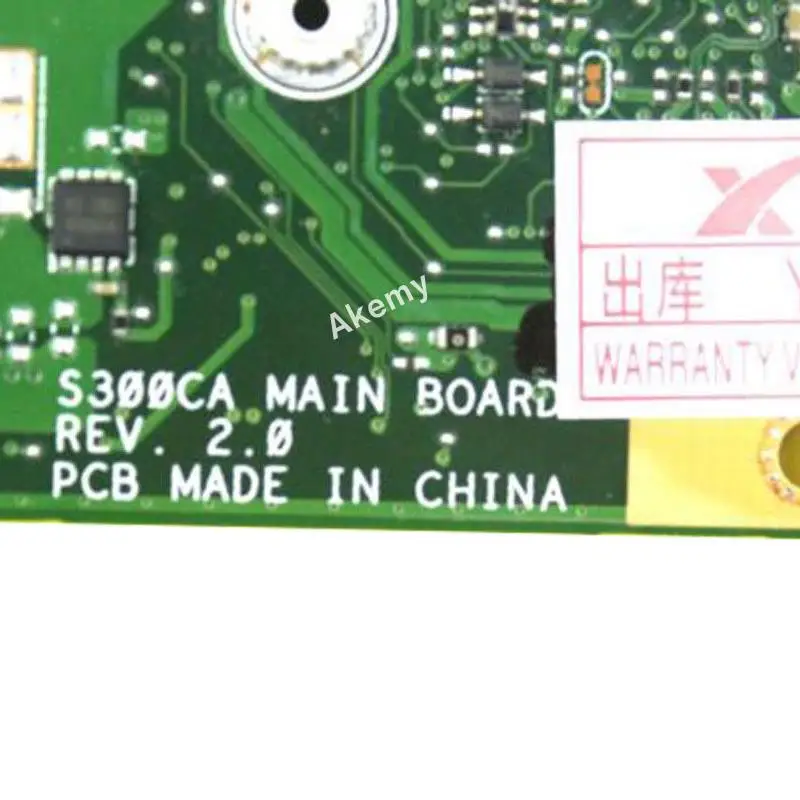 AK with 4G RAM 2117 CPU S300CA Laptop motherboard for ASUS VivoBook S300CA S300C S300 Test original mainboard