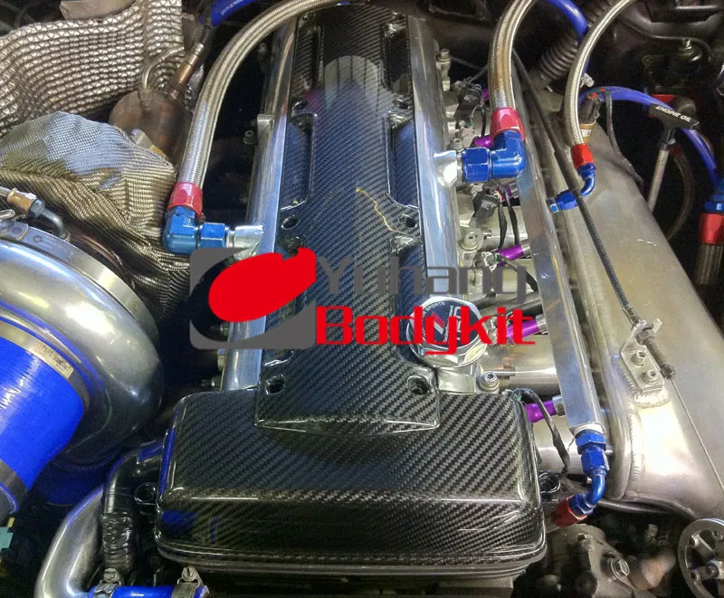 1993-1998 Supra MK4 2JZ крышка разъема двигателя из углеродного волокна CF в наличии |