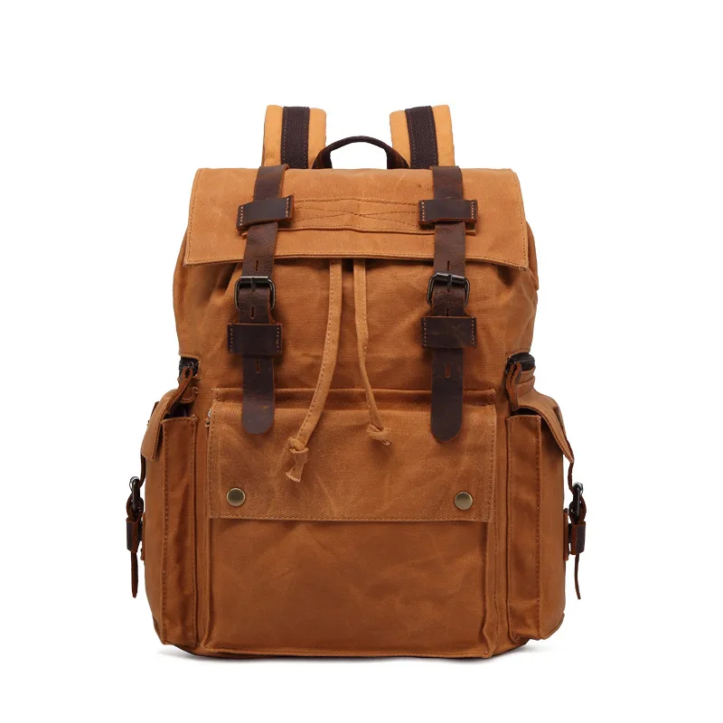 

Waterproof Backpack Mountaineering bag outdoors Canvas canvas Wear-resisting travel