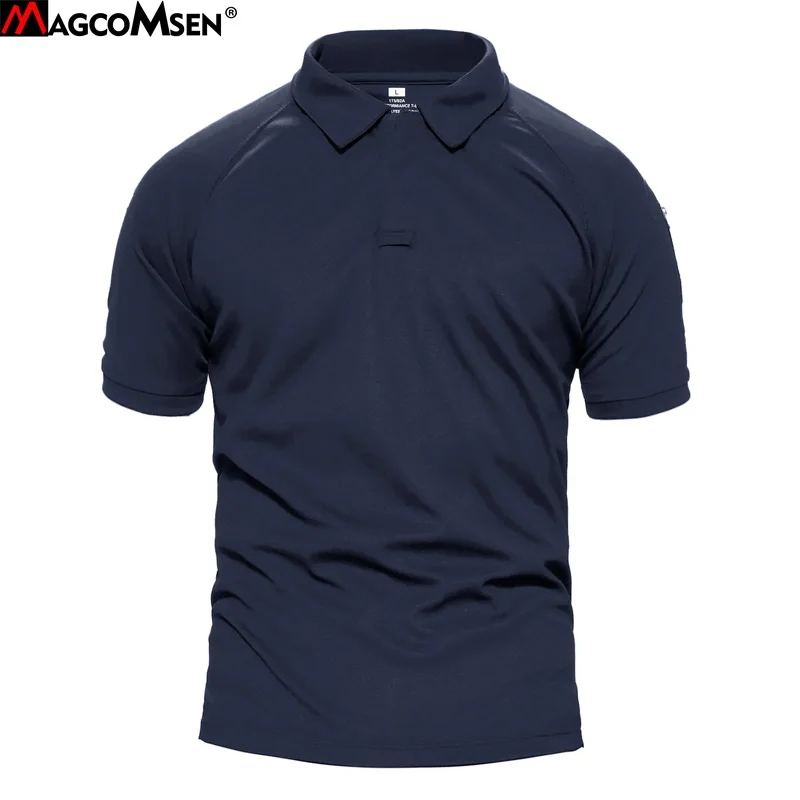 

MAGCOMSEN 2019 Summer tshirt Men Quick Dry Military Army T-shirt Solid Polyster Breathable Tactical Combat T-shirts AG-PLY-63