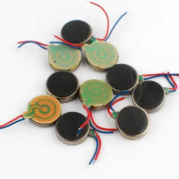 

SMALL SIZE! 10pcs Mini Coin Vibration Micro Motor brushless motor with cable 1.5 V/0.05A