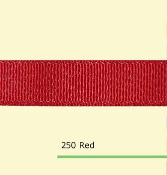 

1" inch (25mm) Gold Sparkle glitter Red grosgrain ribbon