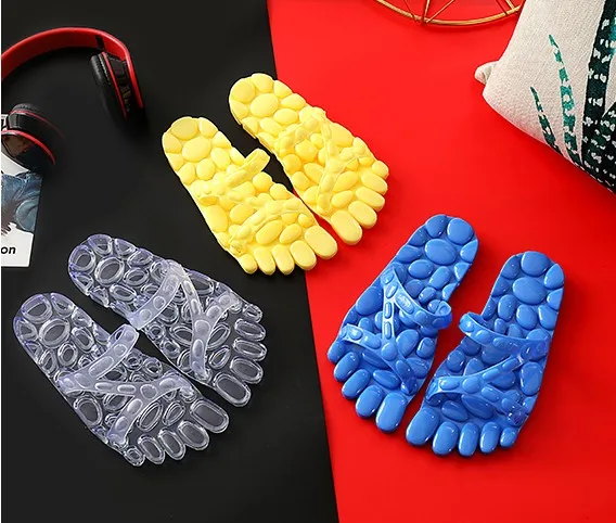 ماجي ووكر للجنسين الشاطئ صحي صنادل هلامي الصيف الأزياء القدم نِعال تدليك الانزلاق على الراتنج صنادل شاطئ حجم 35 ~ 42