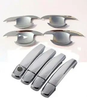 

Free shipping! High quality ABS chrome 8pcs door handle cover+4pcs door handle bowl+1pcs trunk handle cover For Ford ESCAPE/KUGA