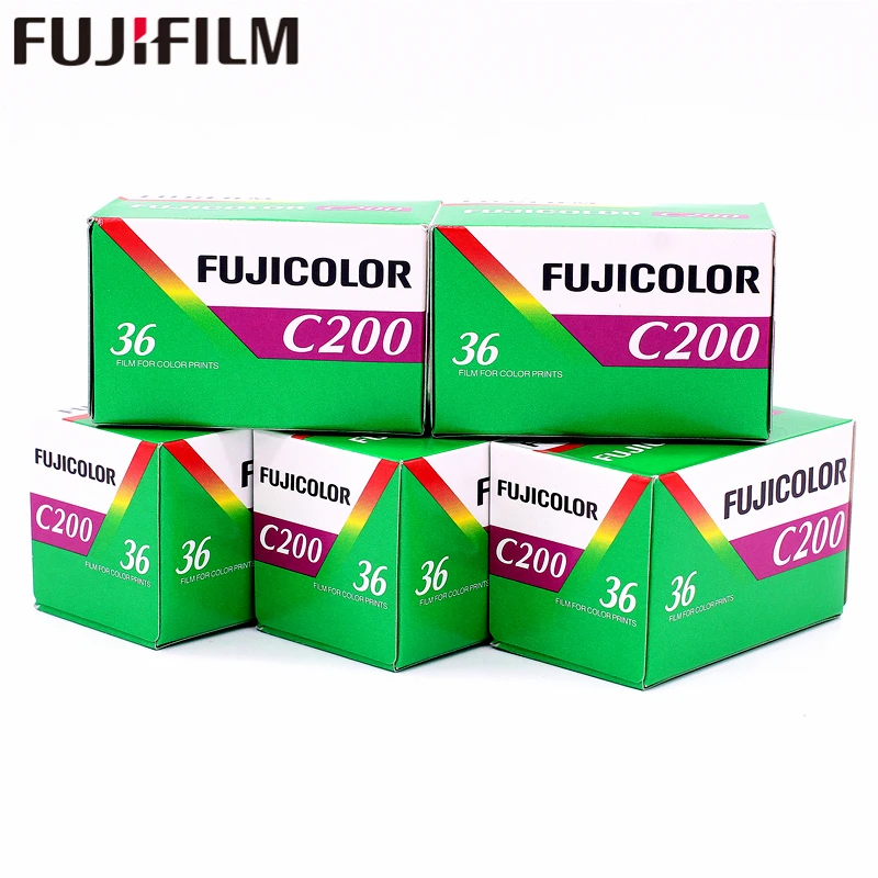 5 рулонов Fujifilm Fujicolor C200 цветная пленка 35 мм 36 экспозиция для формата 135 Holga BC Lomo|film