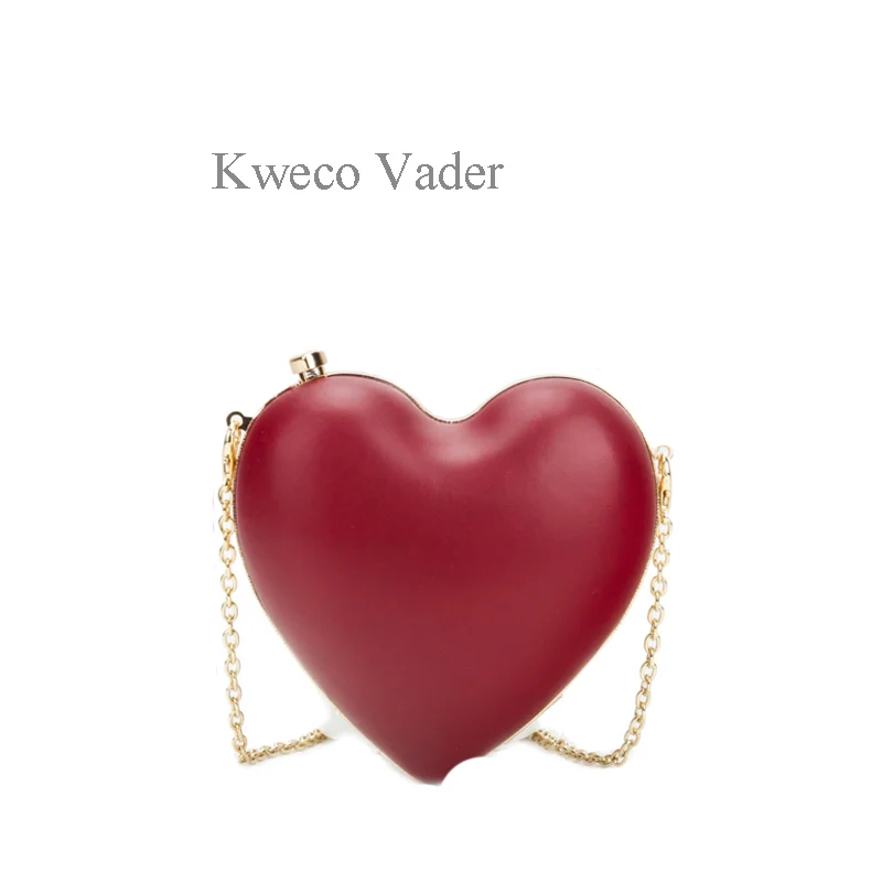 

Luxury Designer Shoulder Bags 2018 New Love Gift Package Wine Red Fashion Slung Hand Bag Clutch Clip Dinner Mini Chain Bag
