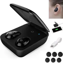 EastVita мини TWS Bluetooth наушники с микрофоном настоящие беспроводные наушники Hands-free стерео гарнитура с зарядным чехлом