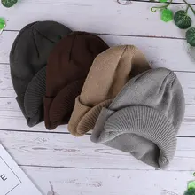 Армейская шапка вязаная шерстяная шапка теплая шерстяная шапка для женщин и мужчин теплые шапки